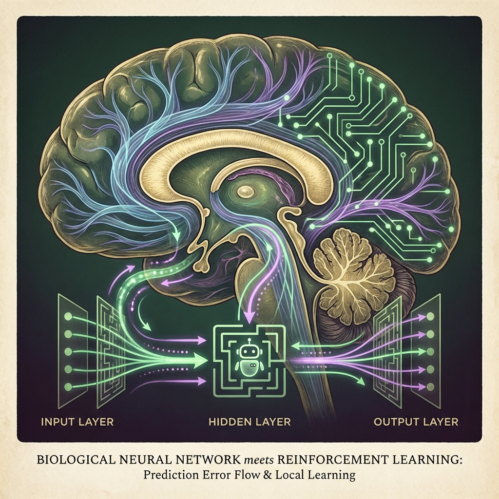 PC-RL - Biologically-Plausible Reinforcement Learning